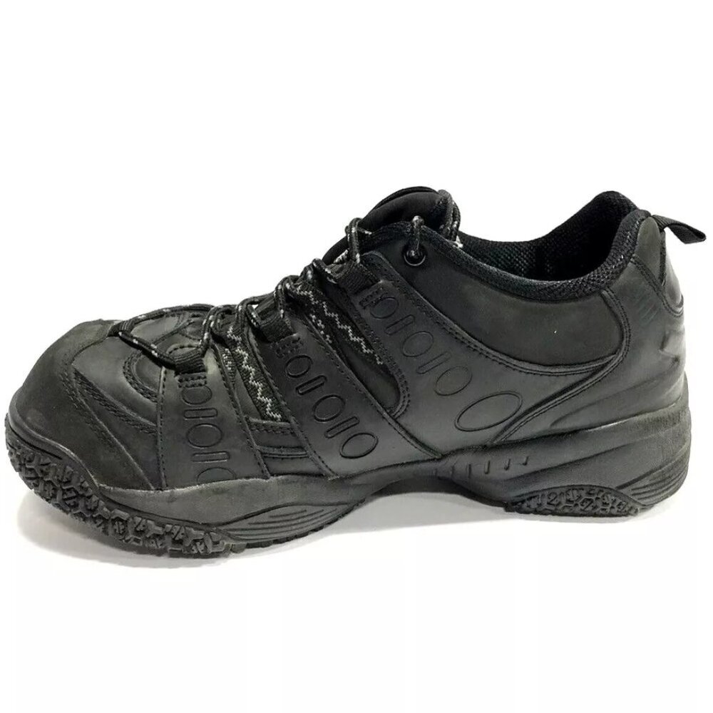 Nautilus Men’s N2121, Black Oxford Work Shoes, Size 9 Wide